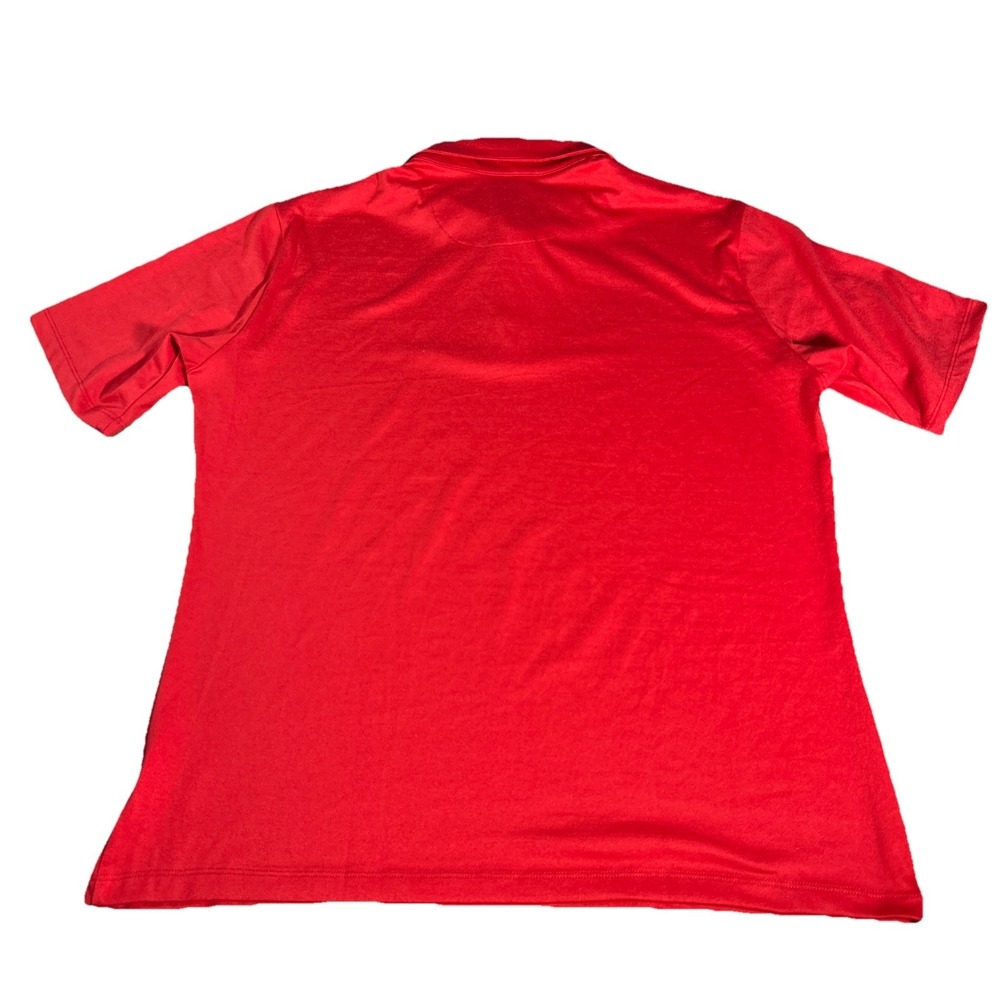 Mizzen + Main Men's L Performance Golf‎ Polo Red Short Sleeve Made In USA - Picture 2 of 5